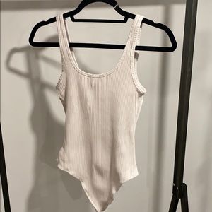 Aritzia/Wilfred Free Leila Ribbed Bodysuit